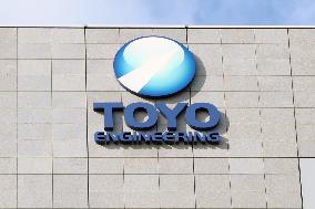 TOYO ENGINEERING signboard and logo